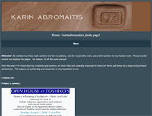 Tablet Screenshot of karinabromaitis.com